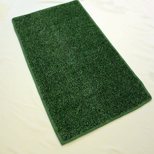 Green Black Light Weight Marine Backing Indoor / Outdoor Area Rug 3'x5' Rectangle Economy Turf / Artifical Grass Carpet Area Rugs 